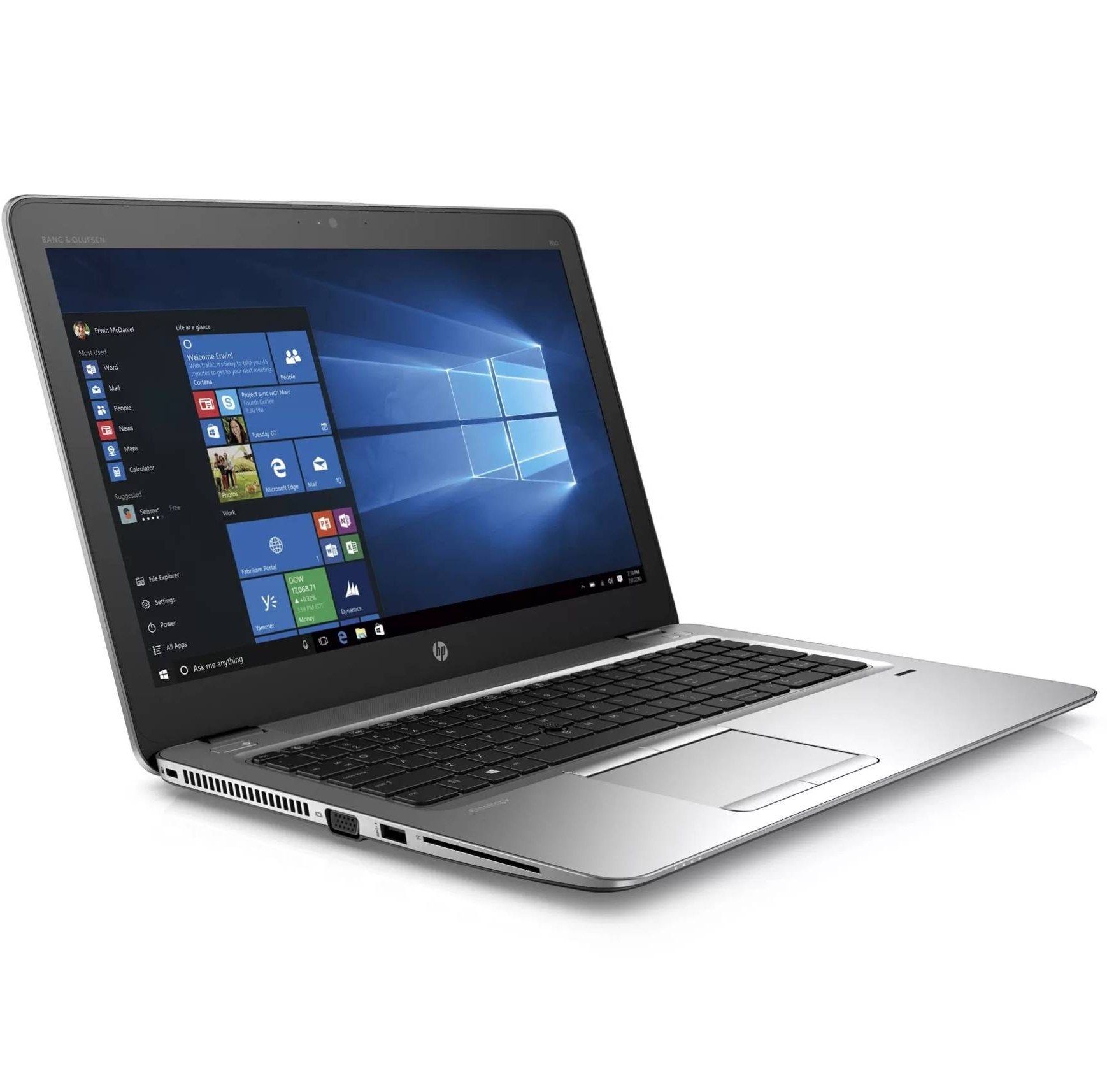 لپ تاپ استوک اچ پی HP 850 G3 I7 Gen 6 8GB 256ssd intel 15.6
